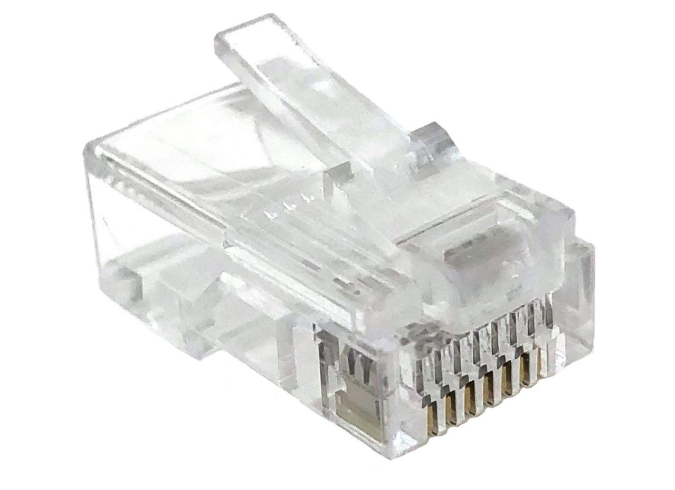 Micro Connectors, Inc. 100 Pack Cat5E Rj45 Modular Connector Plugs Pack (C20 088L5 100 )