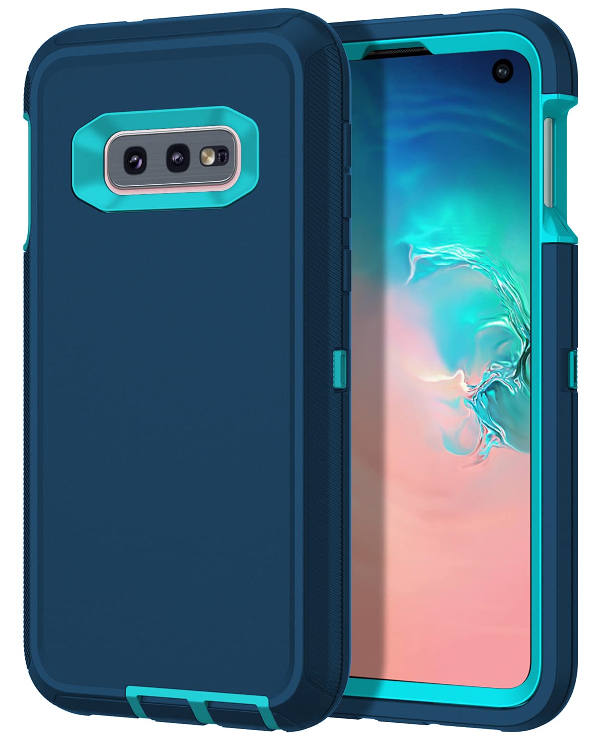 I Honva For Galaxy S10E Case Shockproof Dust/Drop Proof 3 Layer Full Body Protection [Without Screen Protector] Rugged Heavy Dut