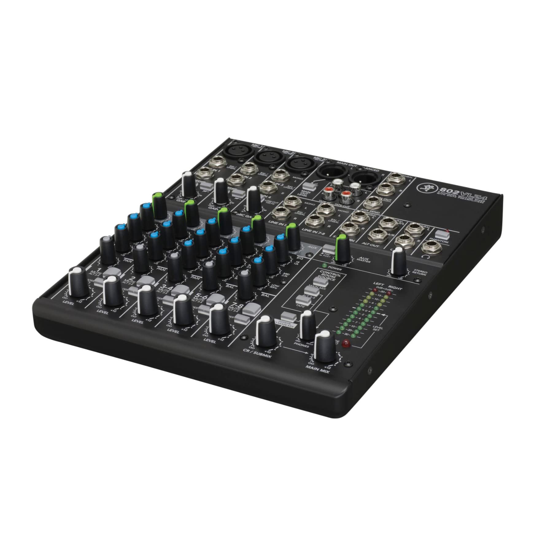 Mackie 802Vlz4, 8 Channel Ultra Compact Mixer With High Quality Onyx Preamps