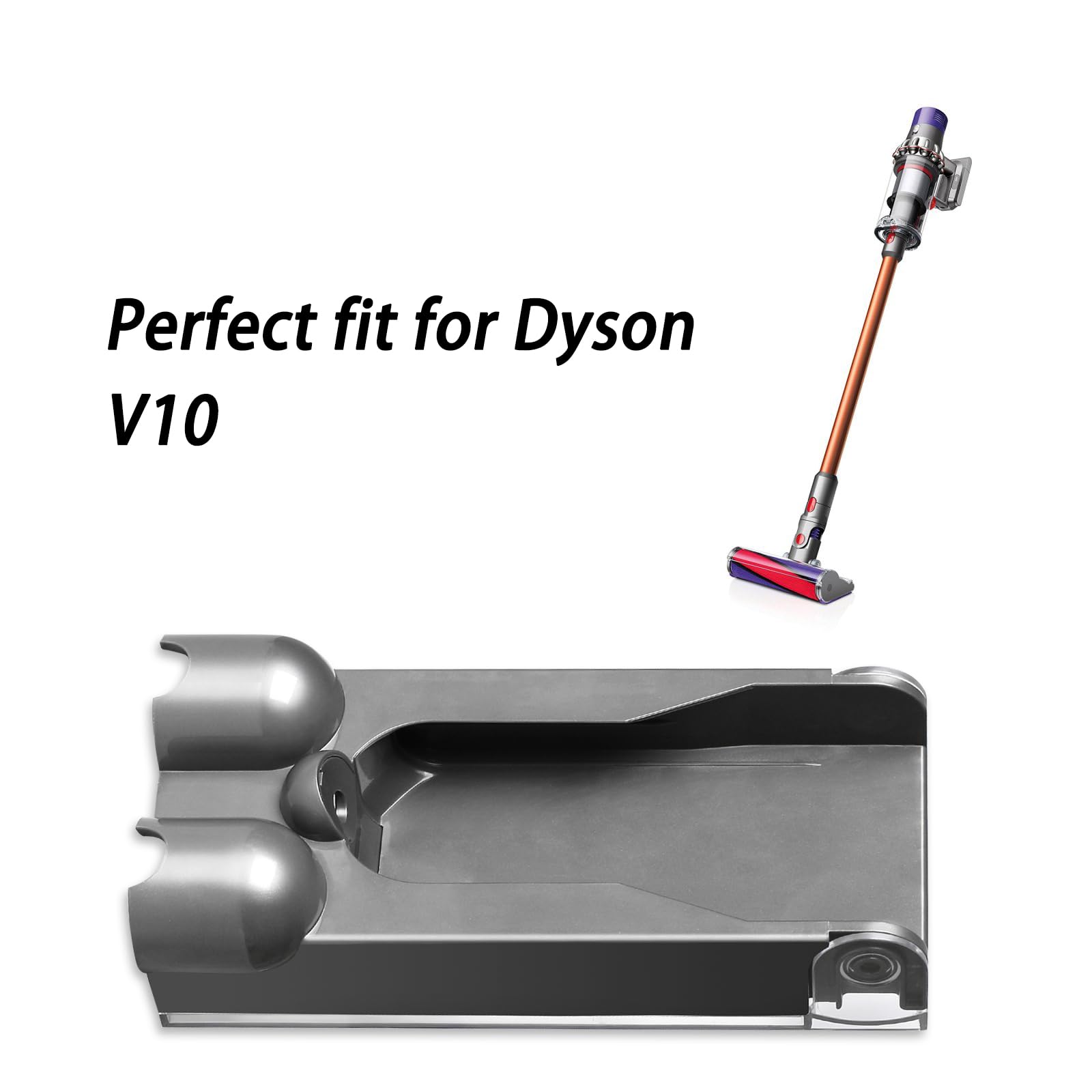 Keluke Wall Mounted Docking Station Bracket For V10 Cordless Vacuum Cleaners | Compatible With Part No. 969042 01 | Not Compatib
