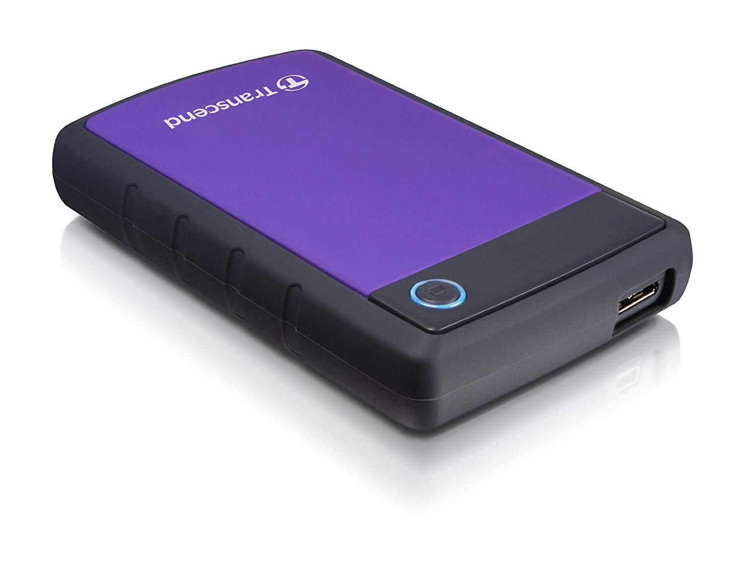 Transcend Storejet 2Tb Portable Usb 3.0 Hard Disk (Ts2Tsj25H3P), Purple