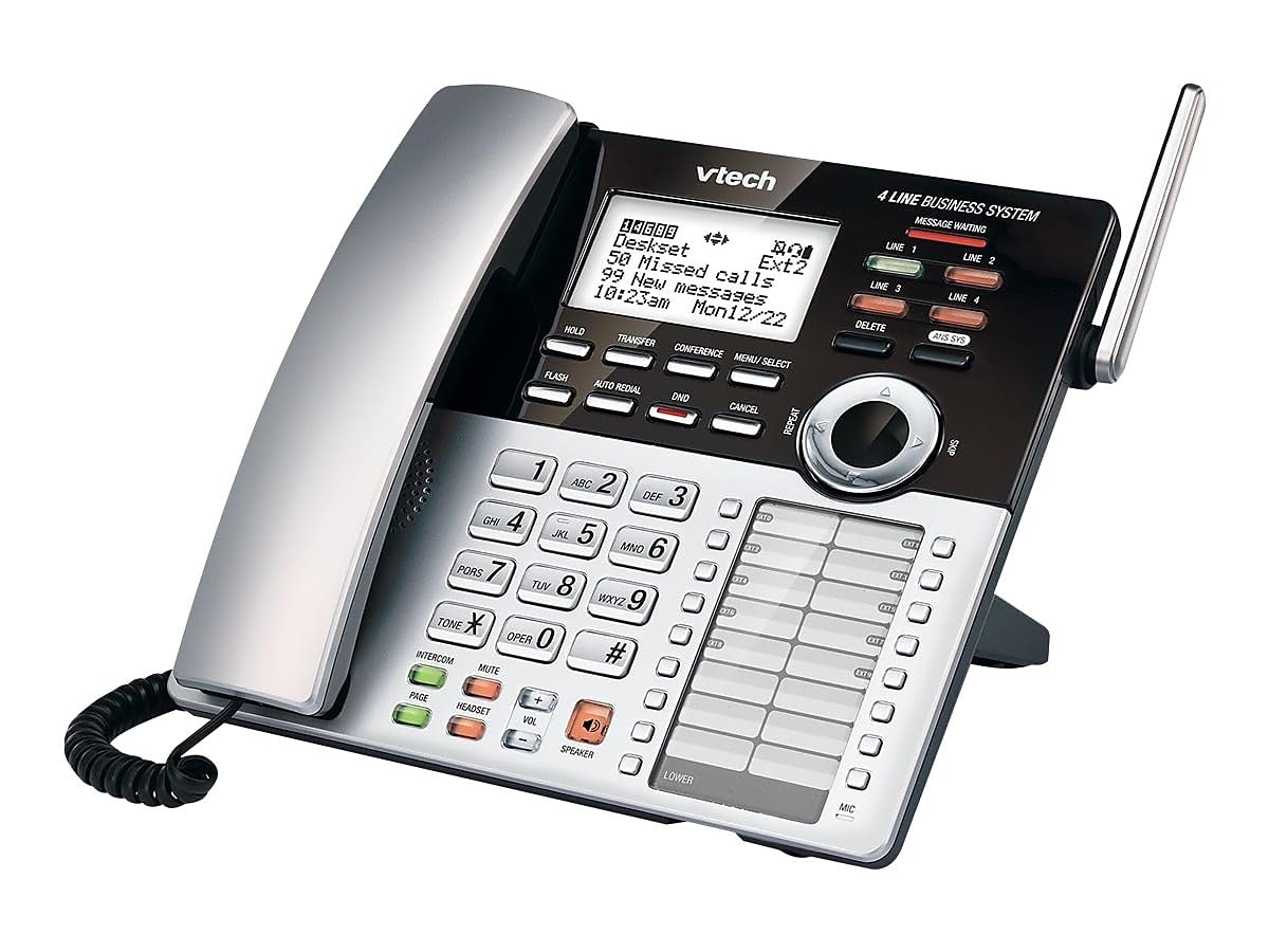 Vtech Cm18245 Extension Deskset For Vtech Cm18845 Small Business Office Phone System
