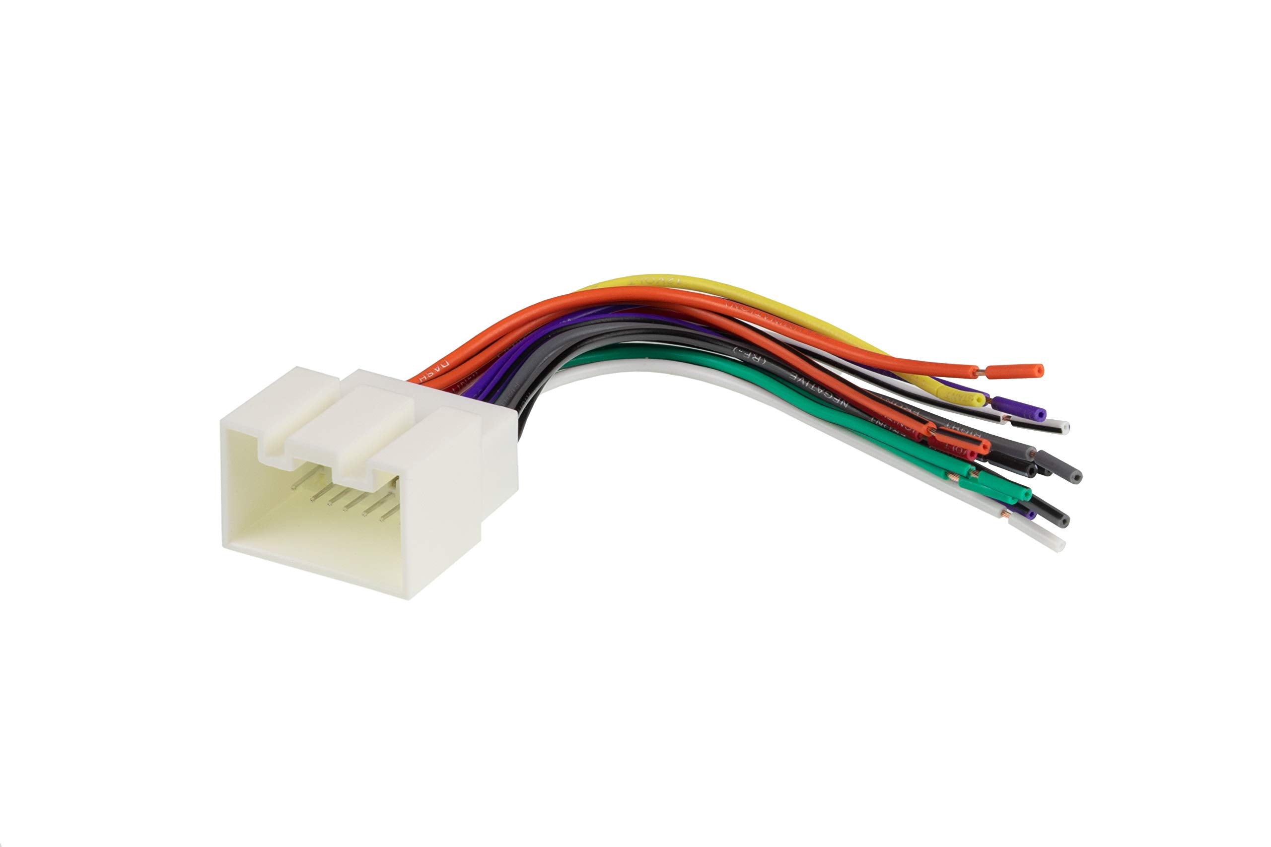 Scosche FD16B Stereo Wiring Harness Compatible with Select Non Amplified 1998 2011 Ford, Lincoln, Mazda, Mercury and Nissan Vehicles   Car Stereo Harness   Check Vehicle List in Images for Your Model