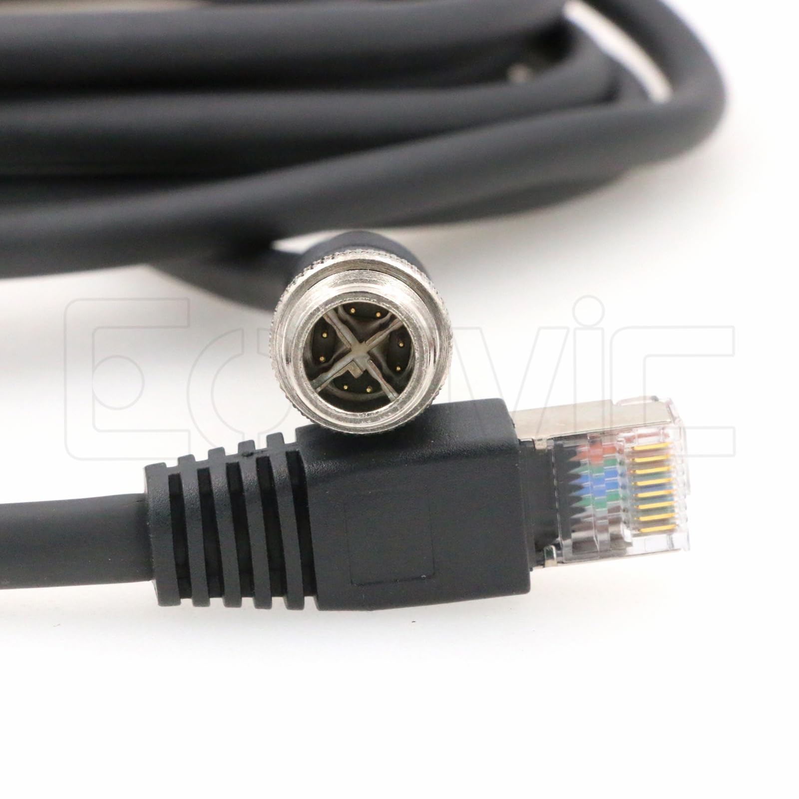 Eonvic Cognex Industrial Ethernet M12 X Type To Rj45 High Flex Gige Vision Camera