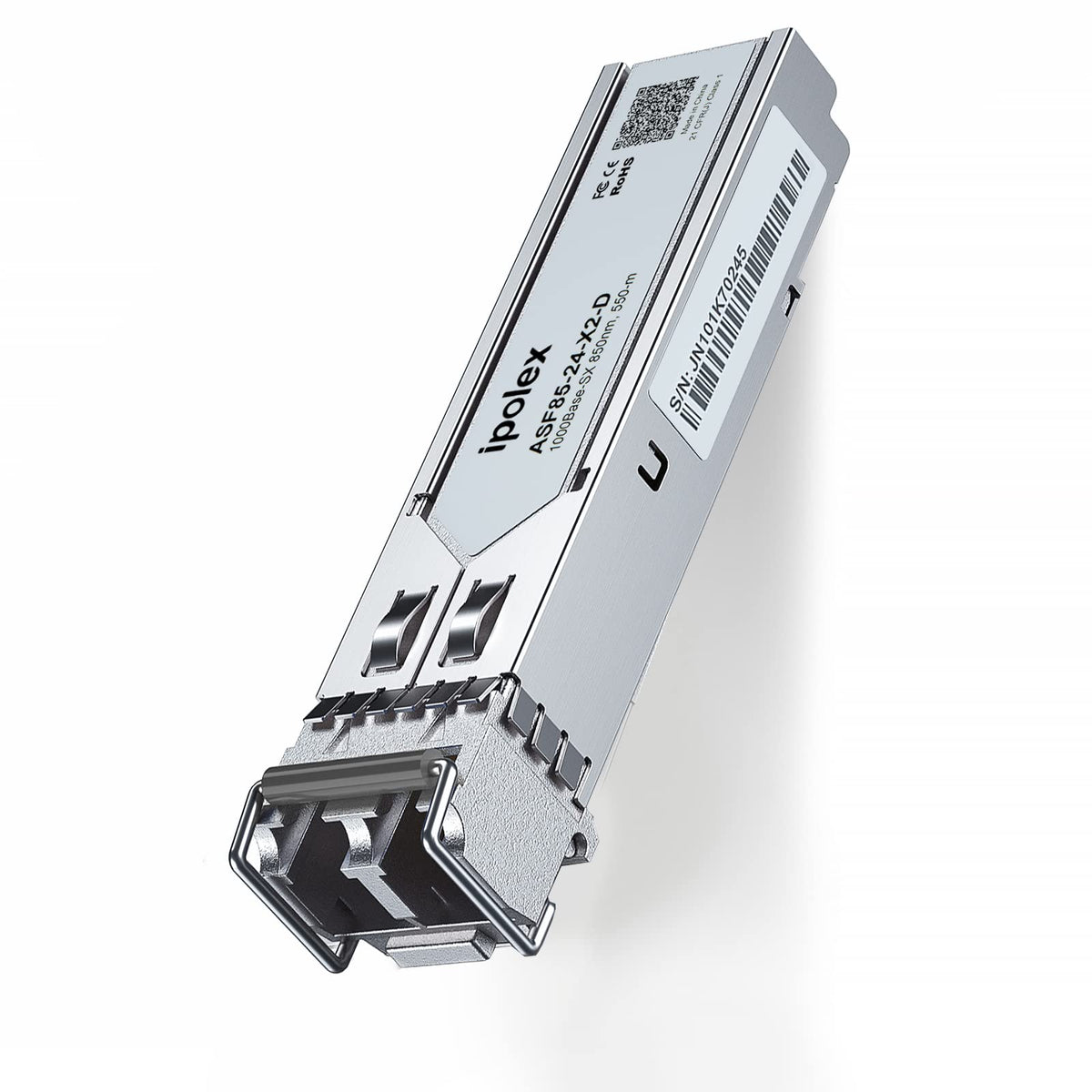 1000Base Sx Sfp Lc Transceiver, 1.25G Sfp Gigabit Multimode Module, Mini Gbic, 850Nm Mmf Up To 550M, For Cisco Glc Sx Mmd/Sfp Ge