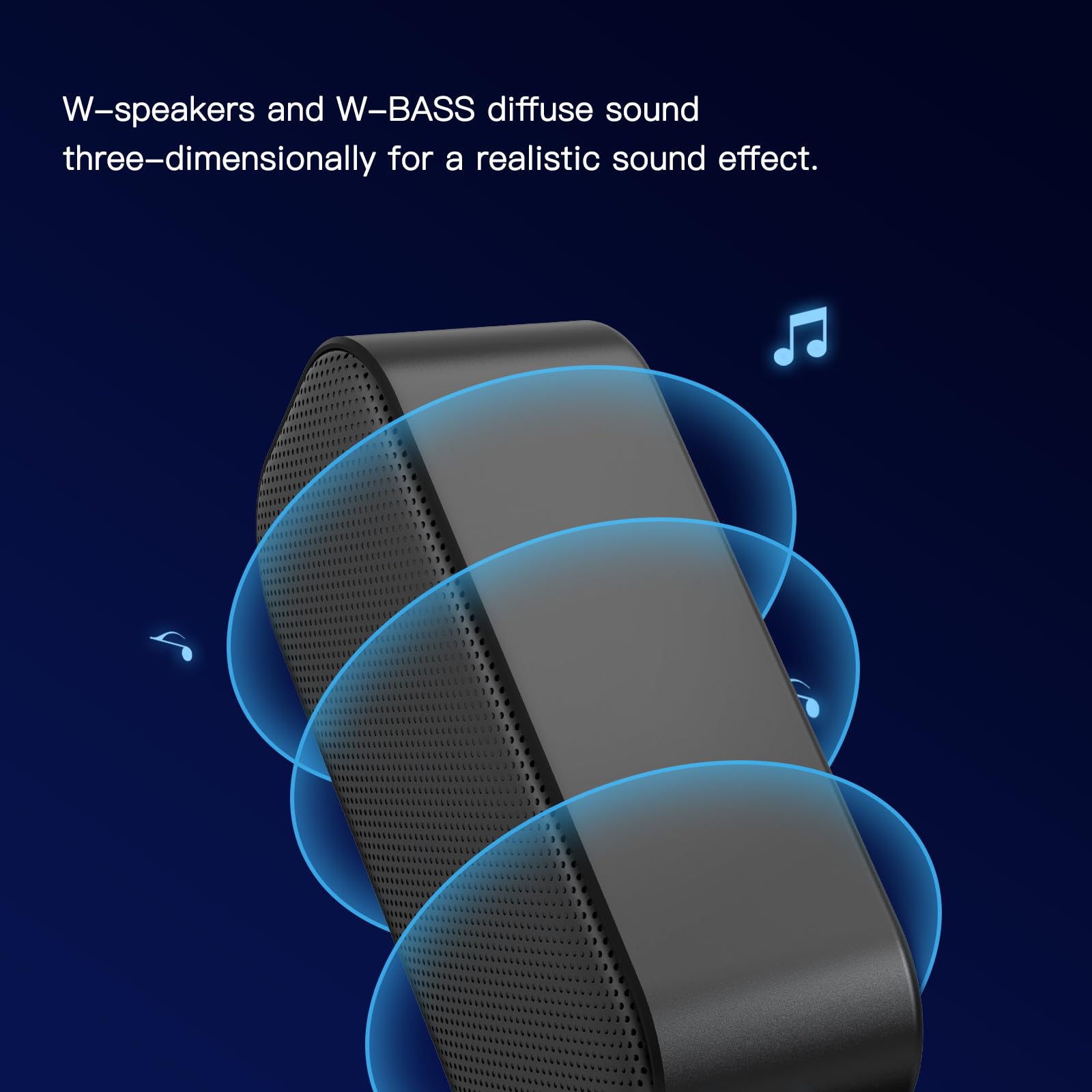 Shuley Computer Speaker For Desktop, Wired Pc Speaker, Portable Usb Speaker For Laptop, Plug And Play, Sound Bar For Office, Hom