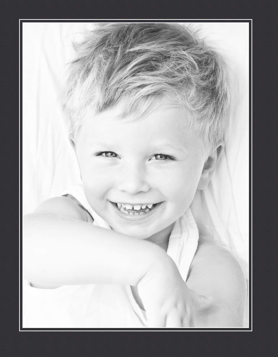 17X23 Smooth Black / Black Custom Mat For Picture Frame With 13X19 Opening Size (Mat Only, Frame Not Included)