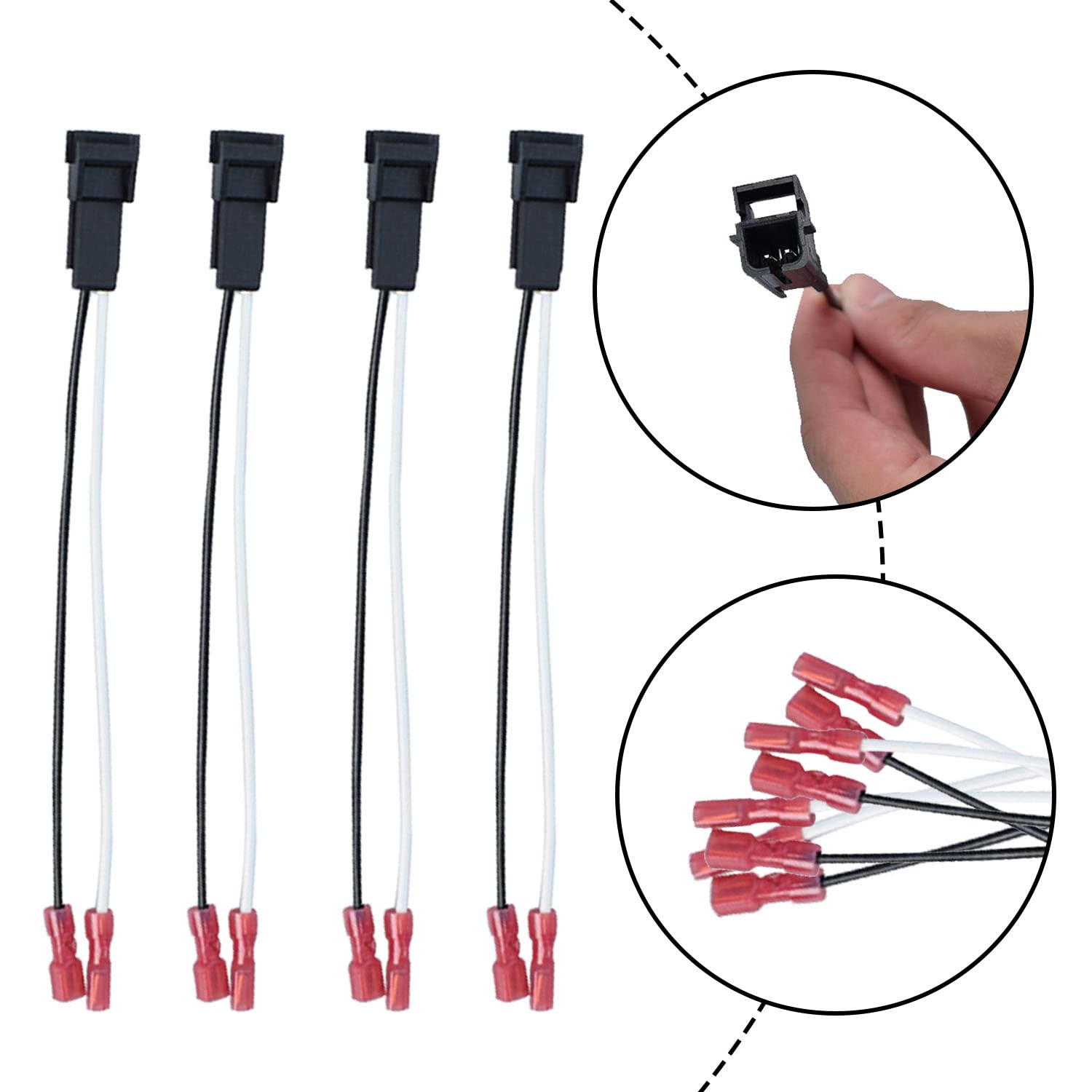 72 4568 Speaker Adapter Wiring Harness Replacement For General Motor Vehicles Gmc Buick Cadillac Chevy Silverado Sierra Suburban