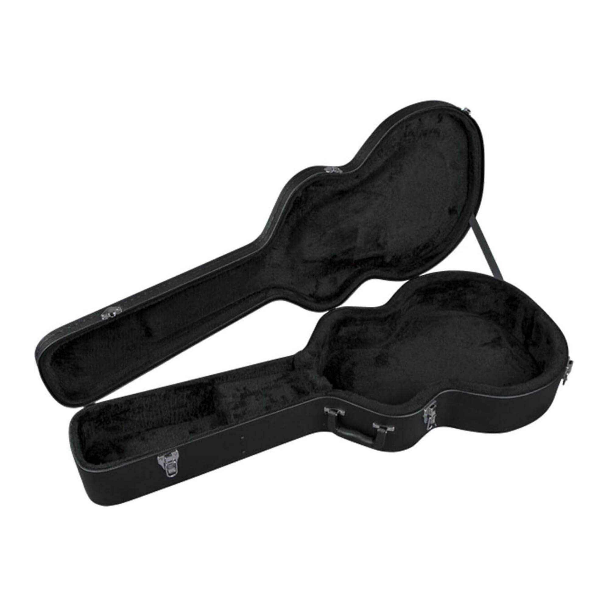 Gretsch G2420T Streamliner Hollow Guitar Body Case With Chrome Latches And Plush Interior (Black)