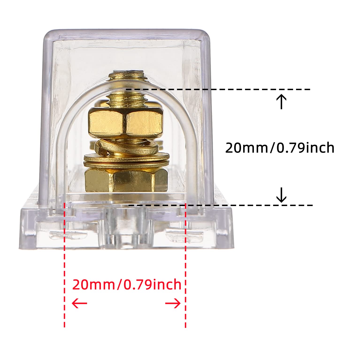 Bojack Clear Shell Anl Fuse Holder For Audio And Video System(Pack Of 2 Pcs )