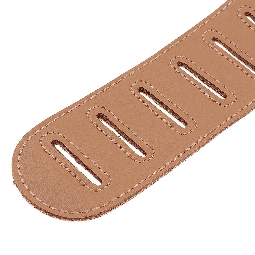 Ubersweet Imported Soft Adjustable Spongge Belt Strap for Electric Guitar Bass Accessory Yellow
