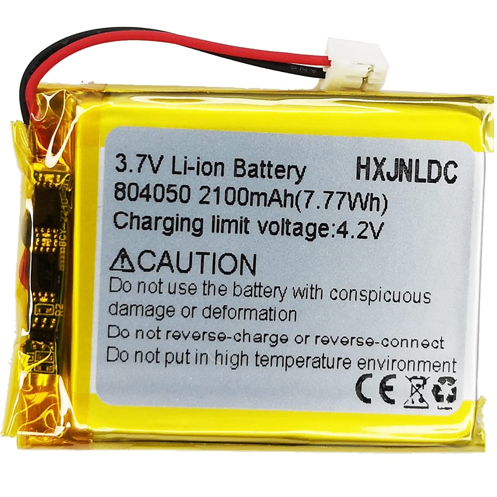 Hxjnldc Dc 3.7V 2100Mah 804050 Li Ion Lithium Ion Polymer Battery Replacement For Diy 3.7 5V Electronic Product, Mobile Energy S