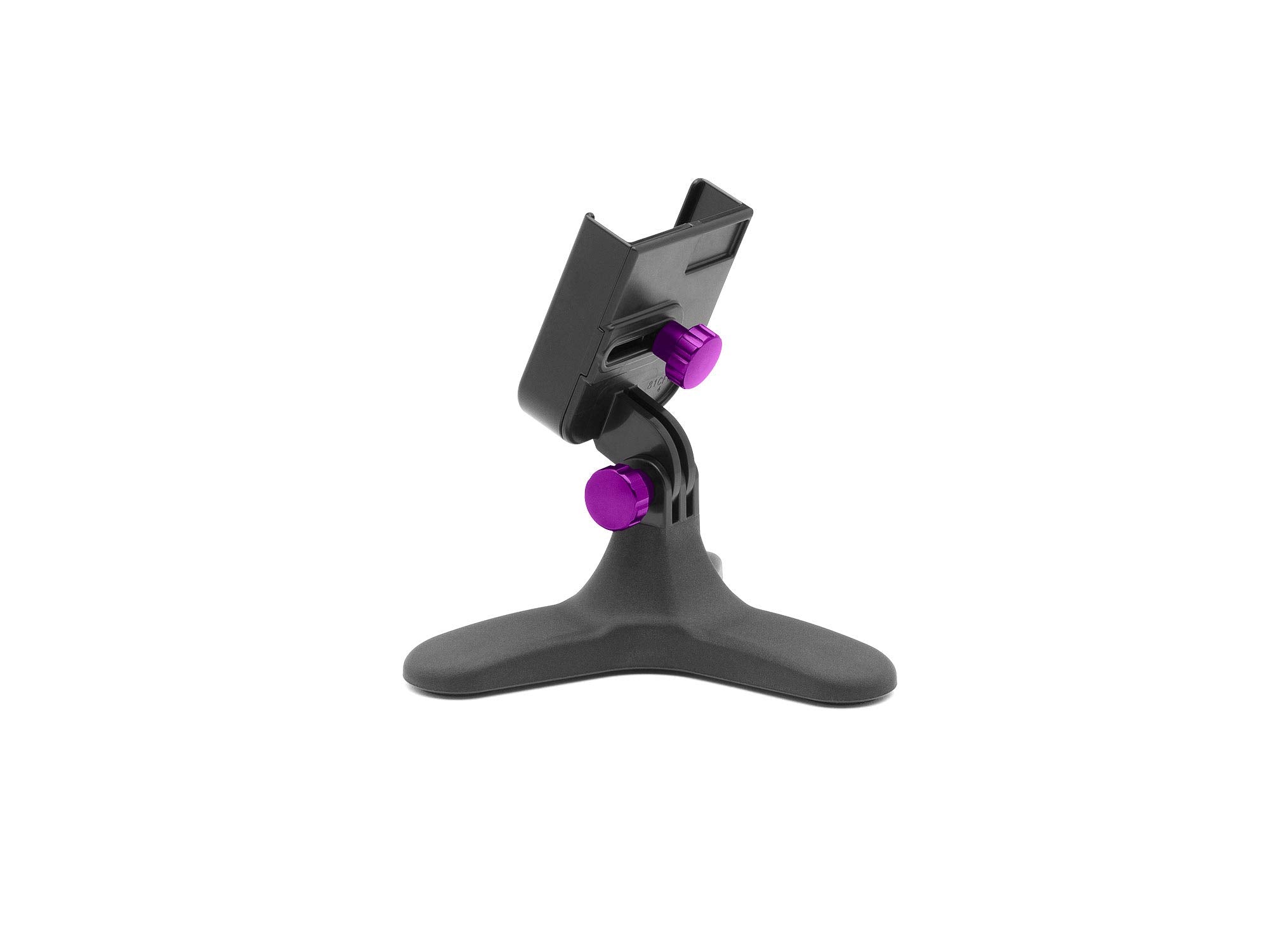 Weathertech Deskfone   Universal Desktop Cell Phone Holder (Violet Billet Knobs)