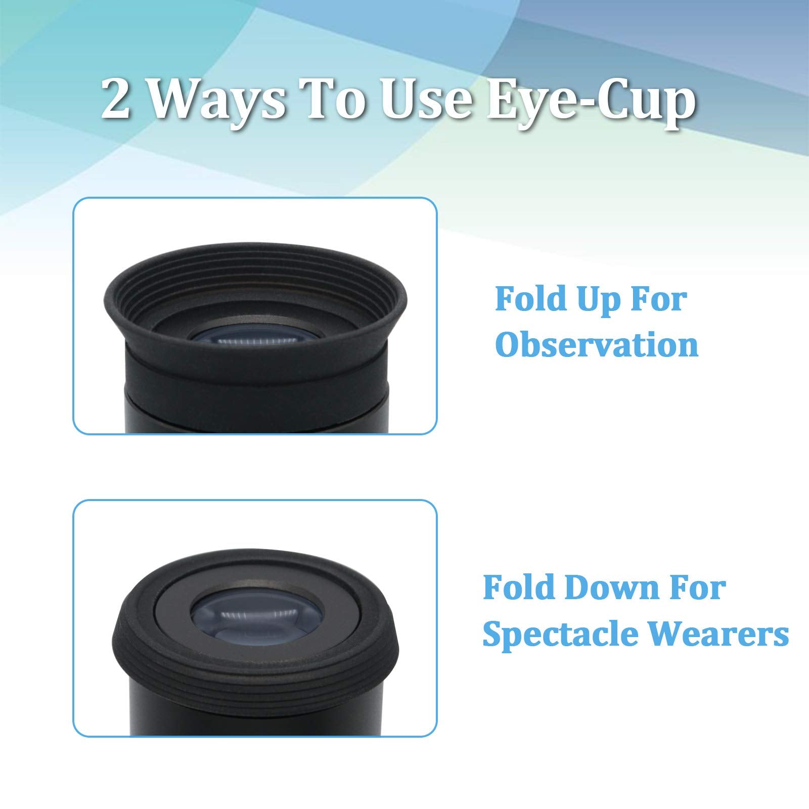 Weooen 1.25Inch Plossl Telescope Eyepiece 12.5Mm, Fully Coated Optical Telescope Lens, Durable Metal Construction, Threaded For