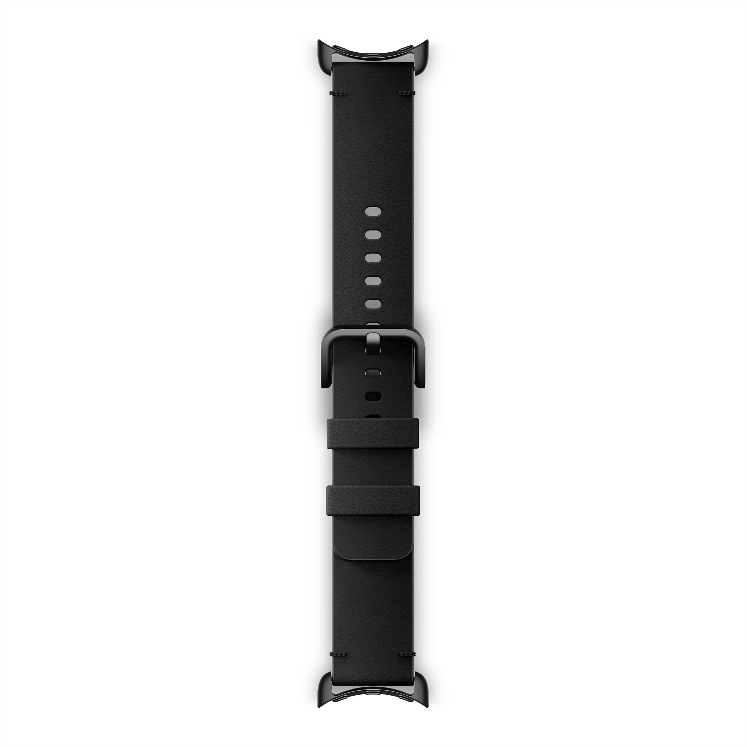 Google Pixel Watch Crafted Leather Band - Obsidian - Large