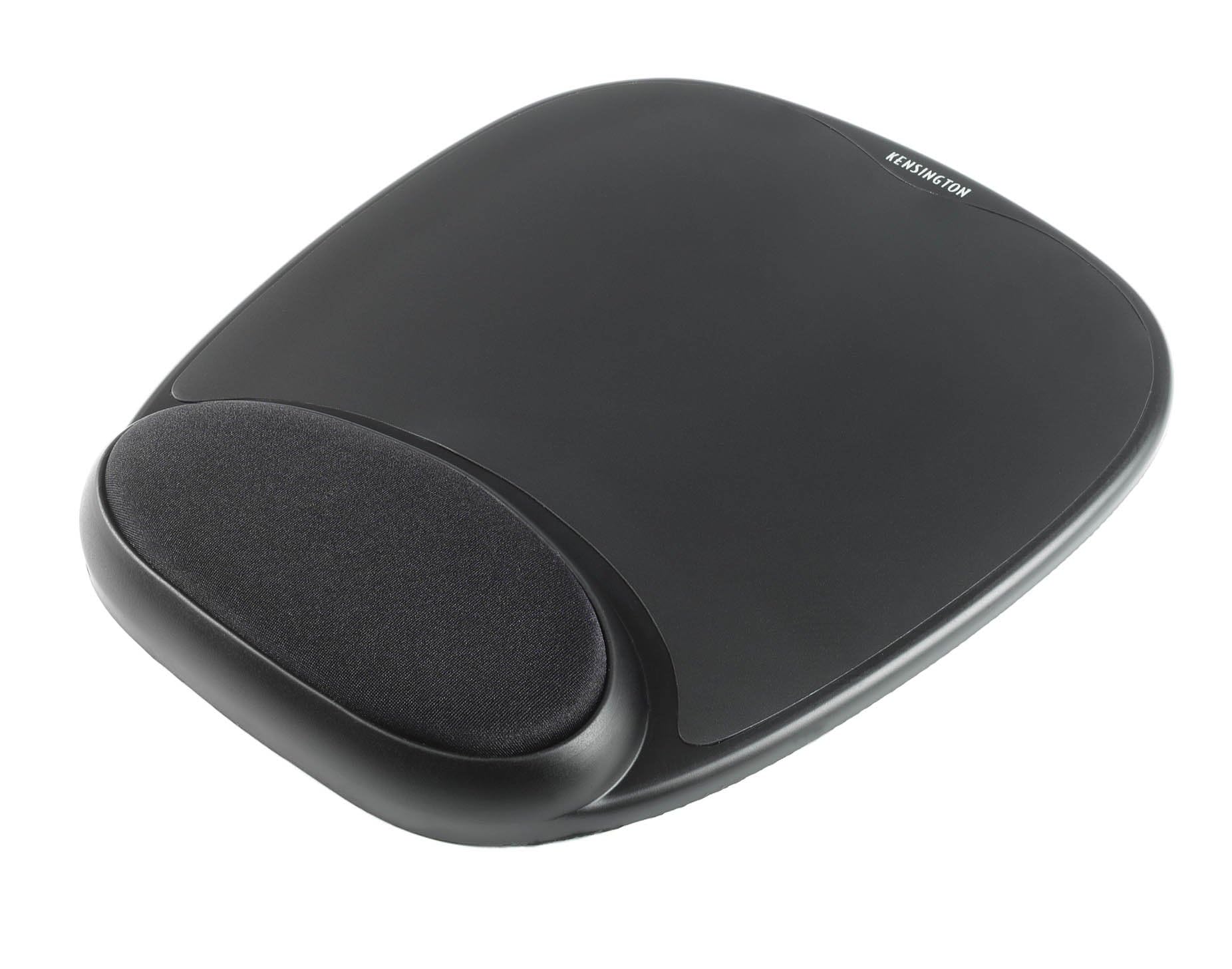 Kensington Mouse Pad with Wrist Rest - Ergonomic, Gel Padding, Laser and Optical Mouse, Non-Slip Base (207x25x248mm) - Black (62