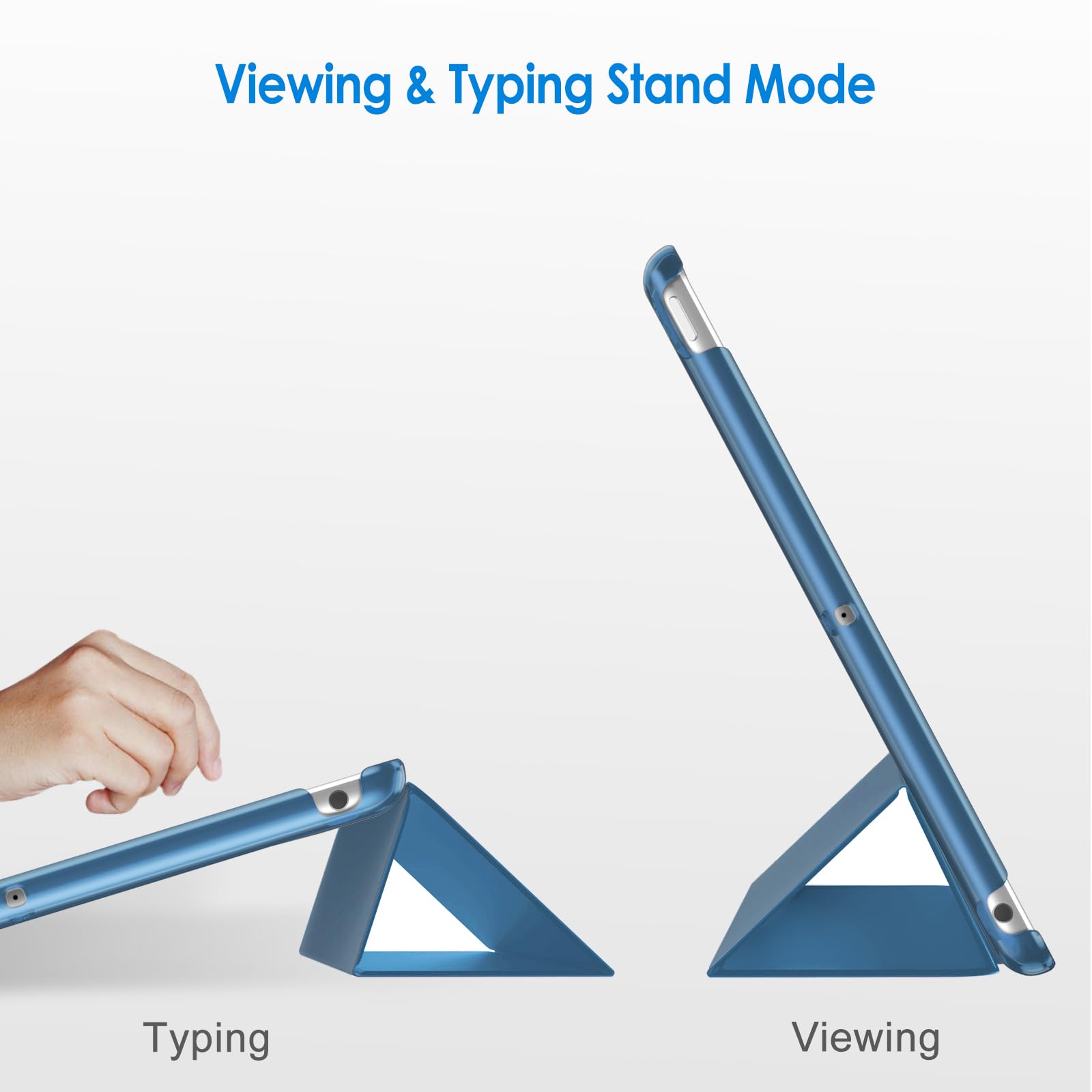 Jetech Case For Ipad (9.7-Inch, 2018/2017 Model, 6Th/5Th Generation), Smart Cover Auto Wake/Sleep (Teal)