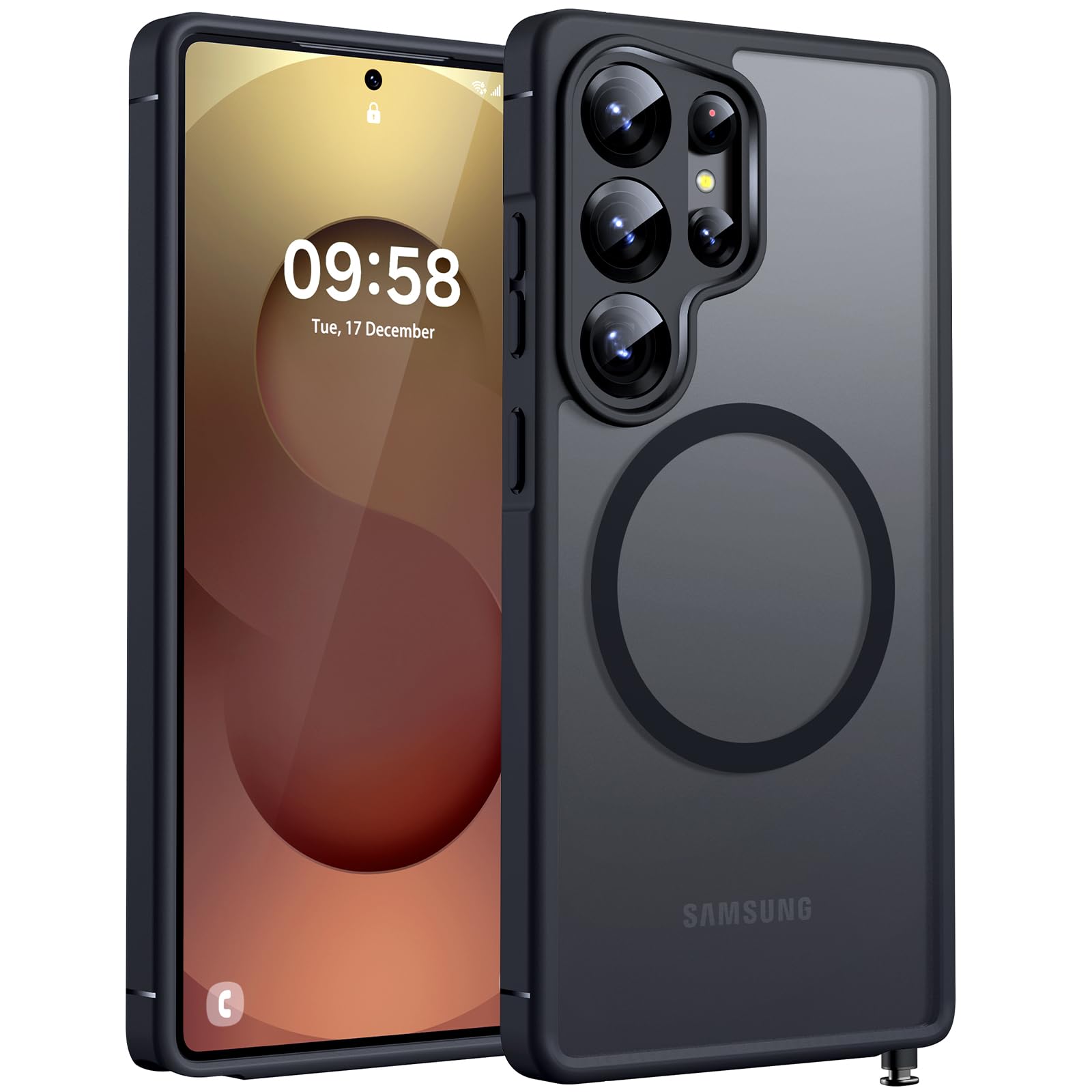 TOCOL for Samsung Galaxy S25 Ultra Case, Upgraded Full Camera Protection, Compatible with Magsafe, Drop Protection Slim Magnetic