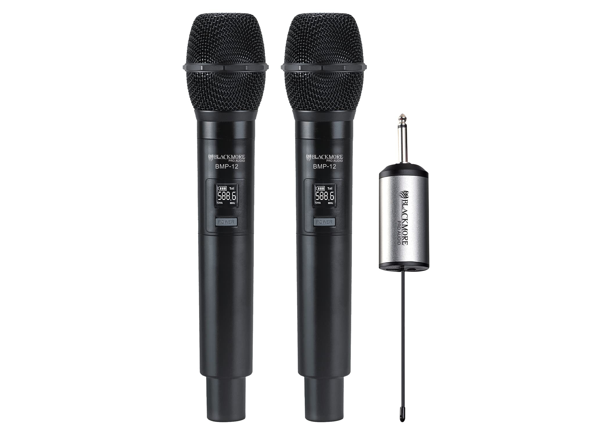 Blackmore Pro Audio Bmp 12 Dual Wireless Uhf Microphone System