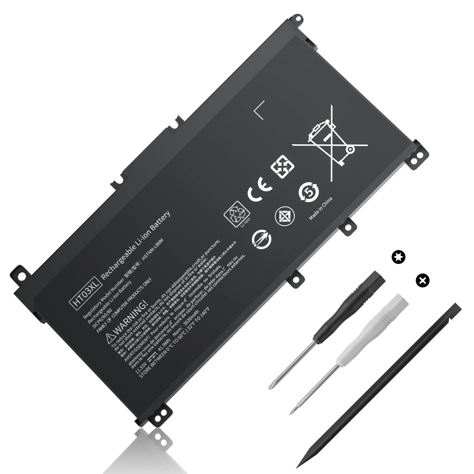 Dreamme Ht03Xl Battery [11.55V/41.9Wh] For Hp  L11119 855 Laptop Battery For Hp Pavilion 14 Ce 14 Df 14 Cf,15 Cs 15 Da 15 Db 15 