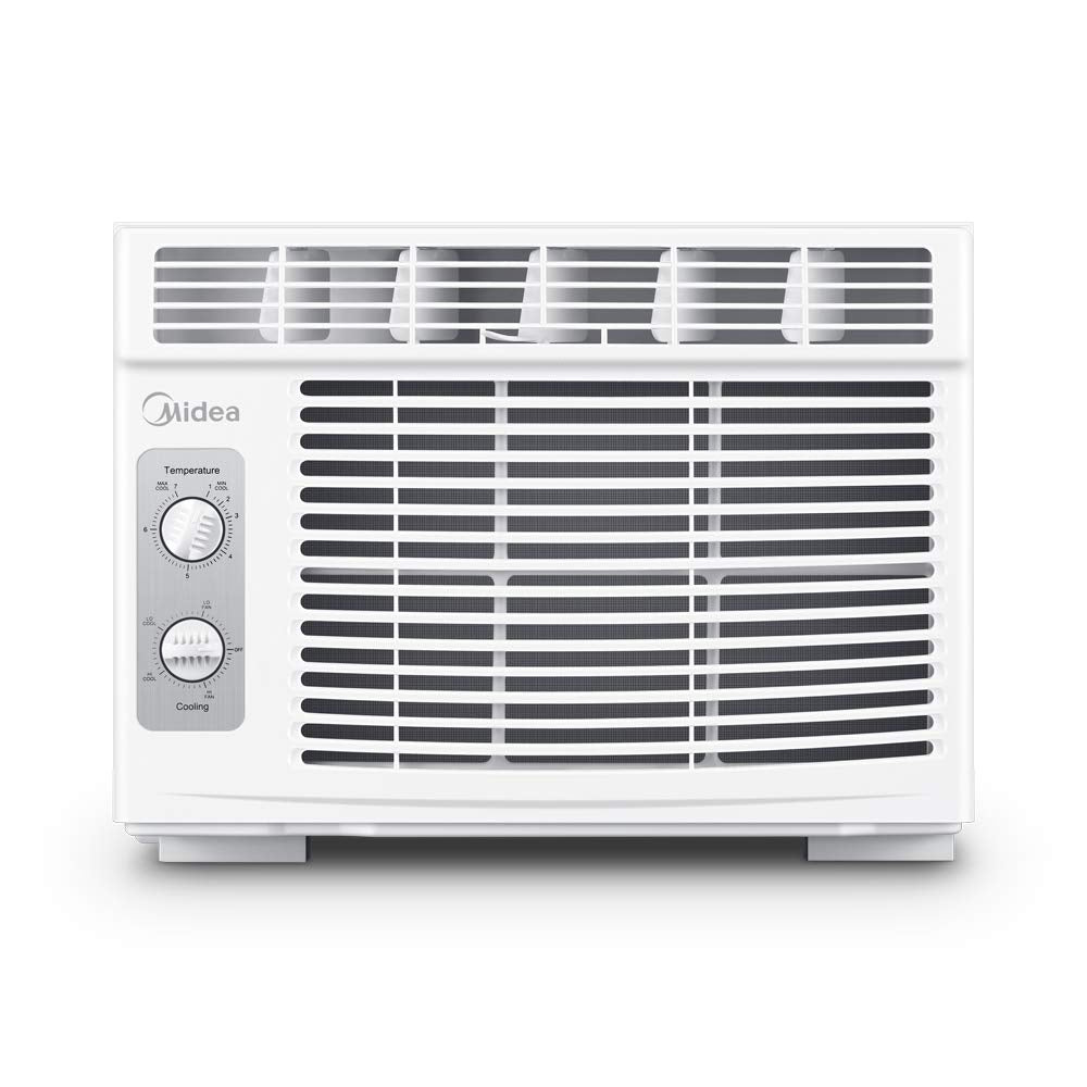 Midea 5,000 Btu Easycool Small Window Air Conditioner   Cool Up To 150 Sq. Ft. With Easy To Use Mechanical Controls And Reusable