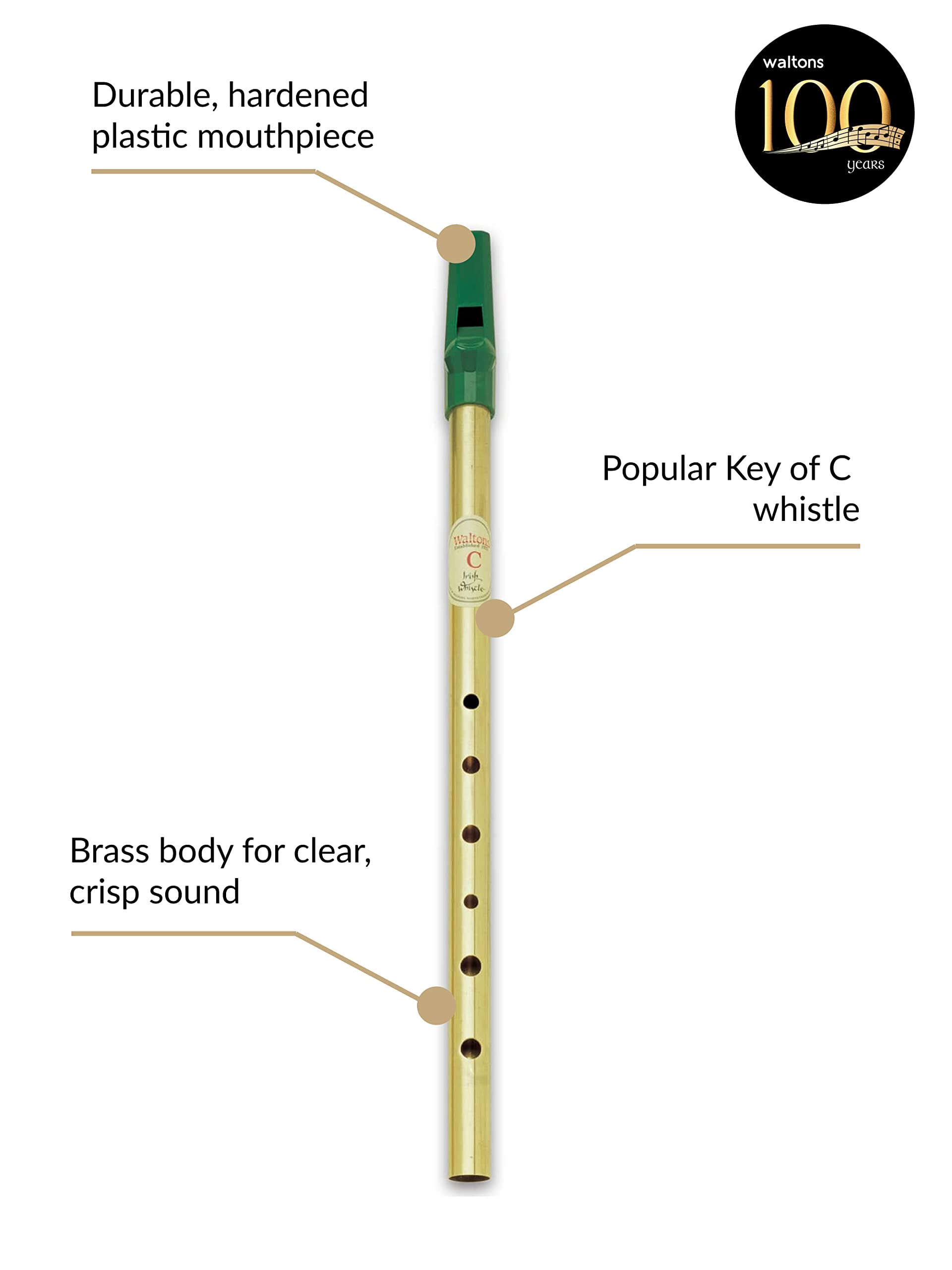 Waltons Whistle, Green (1523)
