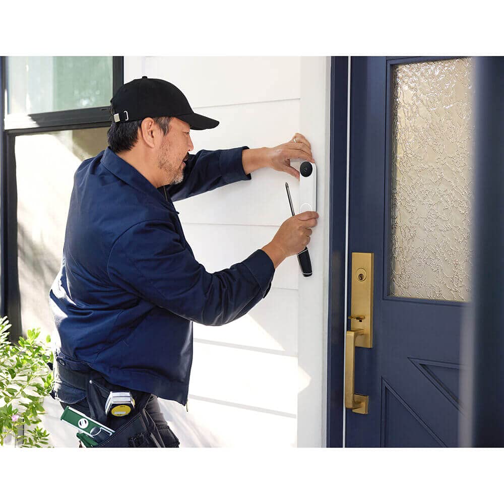 Google Nest Doorbell (Battery)   Linen