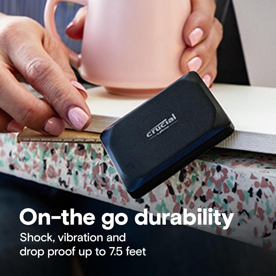 Crucial X9 4Tb Portable Ssd - Up To 1050Mb/S Read - Pc And Mac, Lightweight And Small With 3-Month Mylio Photos+ Offer - Usb 3.2