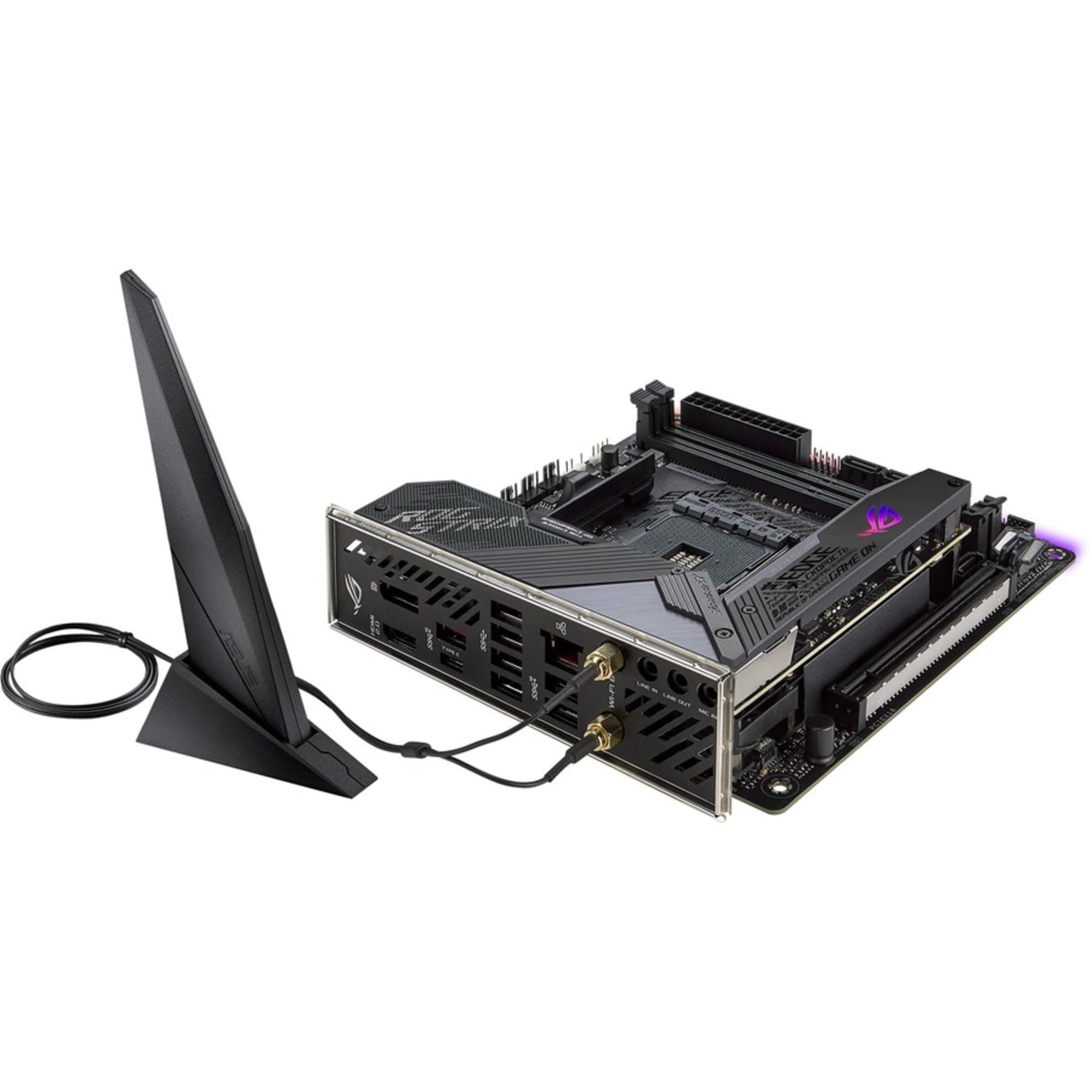 Asus Rog Strix X570 I Gaming, X570 Mini Itx Gaming Motherboard, Amd Ryzen 3000 With Pcie 4.0, Wifi 6 (802.11Ax), Intel Gigabit E