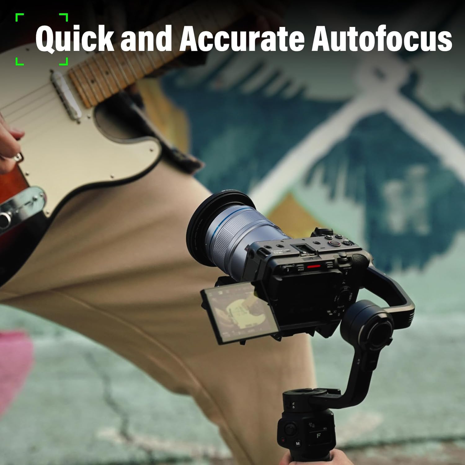 Sirui Sniper 23Mm Autofocus Lens, F1.2 Wide Angle Aps C Camera Lens For A5 A6 A7 Fx A9 Zv E Series (E Mount, Silver)