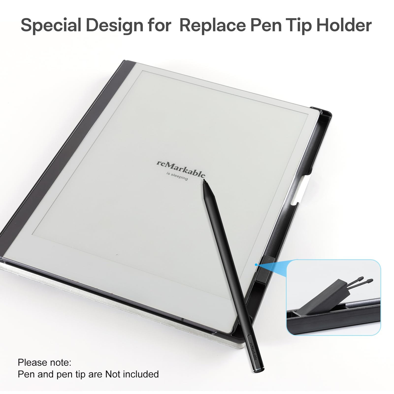 Cobak Case For Remarkable 2 Paper Tablet   Lightweight And Protective Book Folio Cover With Built In Pen Holder   For 10.3'' 202