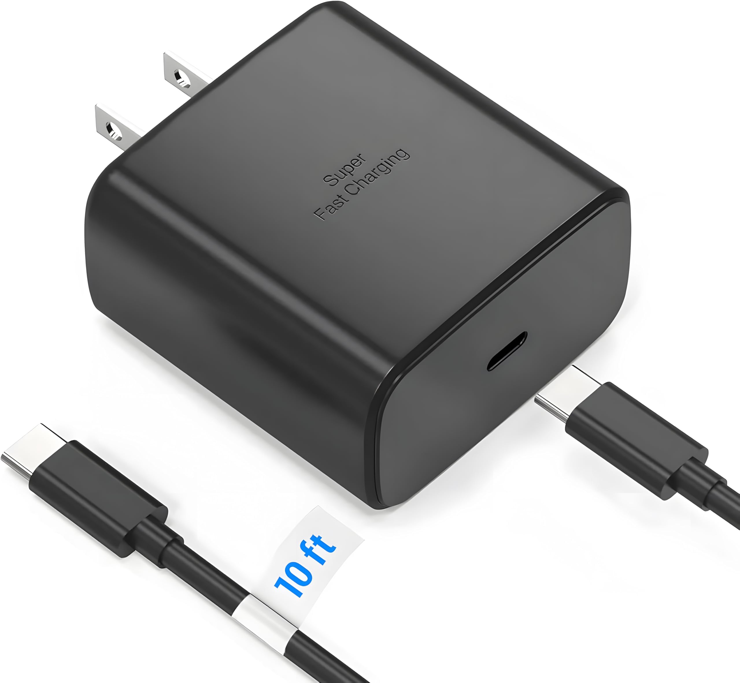 TT&C 35W Super Fast Charger with 10FT Cable for Samsung Galaxy S26, S25