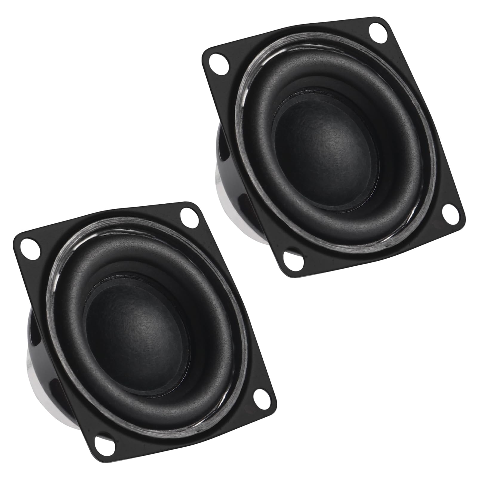 Dweii 2Pcs 2'' 2Inch 4Ohm 10W Full Range Audio Speaker Stereo Woofer Loudspeaker For Arduino 2Inch 4Ohm 10W Full Range Audio Spe