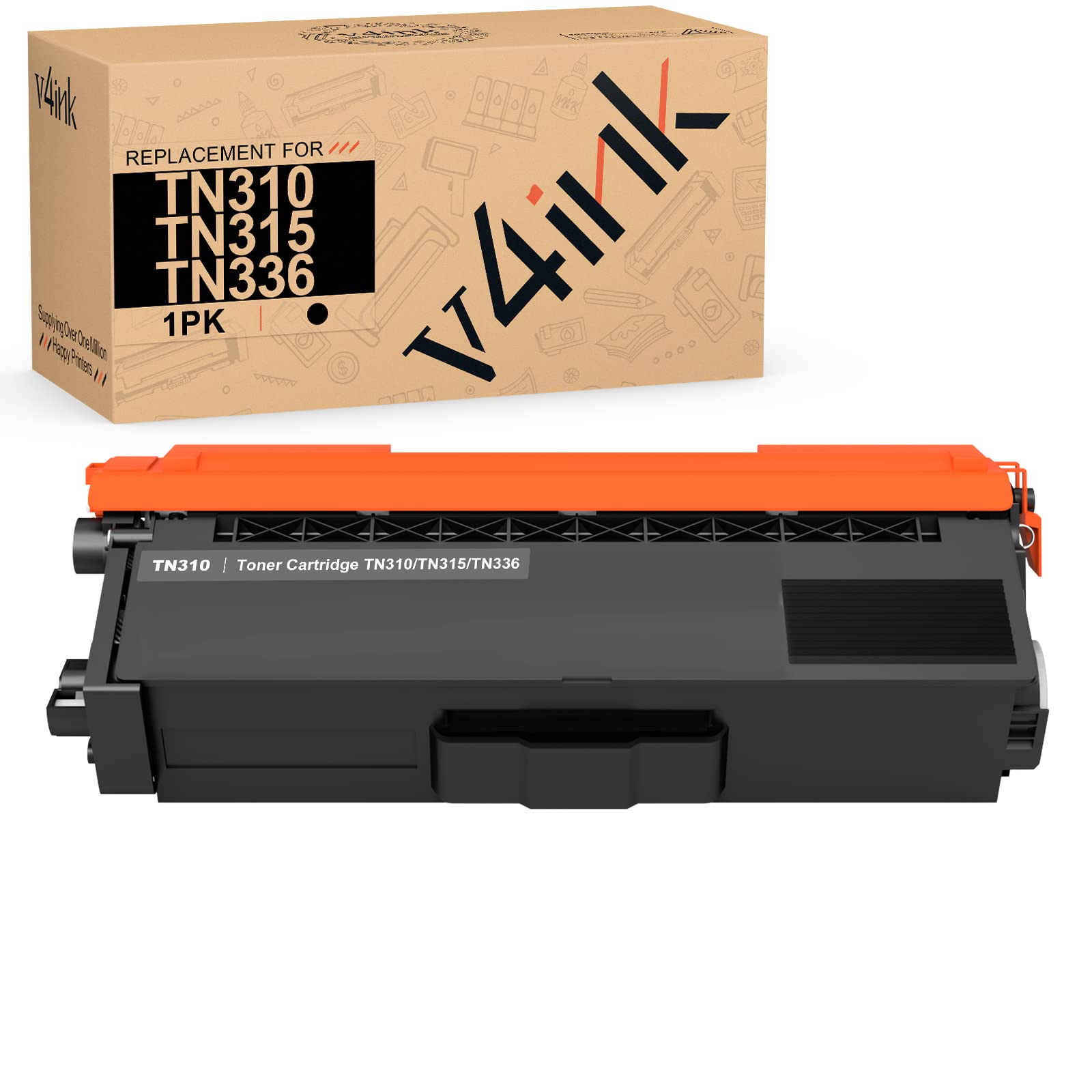 V4Ink Compatible Tn336 Tn315 Tn310 Tn331 Toner Replacement For Brother Tn310 Tn315 Tn331 Tn336 Black Toner For Brother Hl L8350C