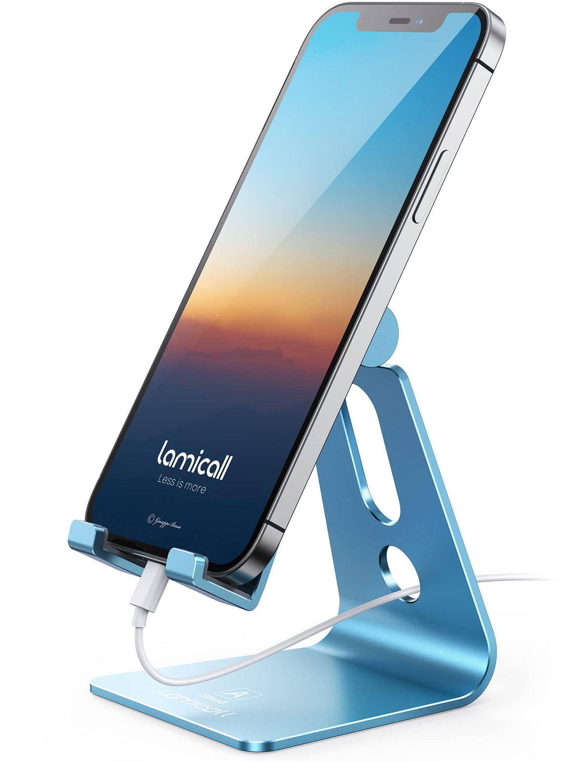 Lamicall Adjustable Phone Stand, Cell Phone Holder Desk, Compatible With Phone 13 12 Mini 11 Pro Xs Max Xr X 8 7 6 Plus Se, Smar