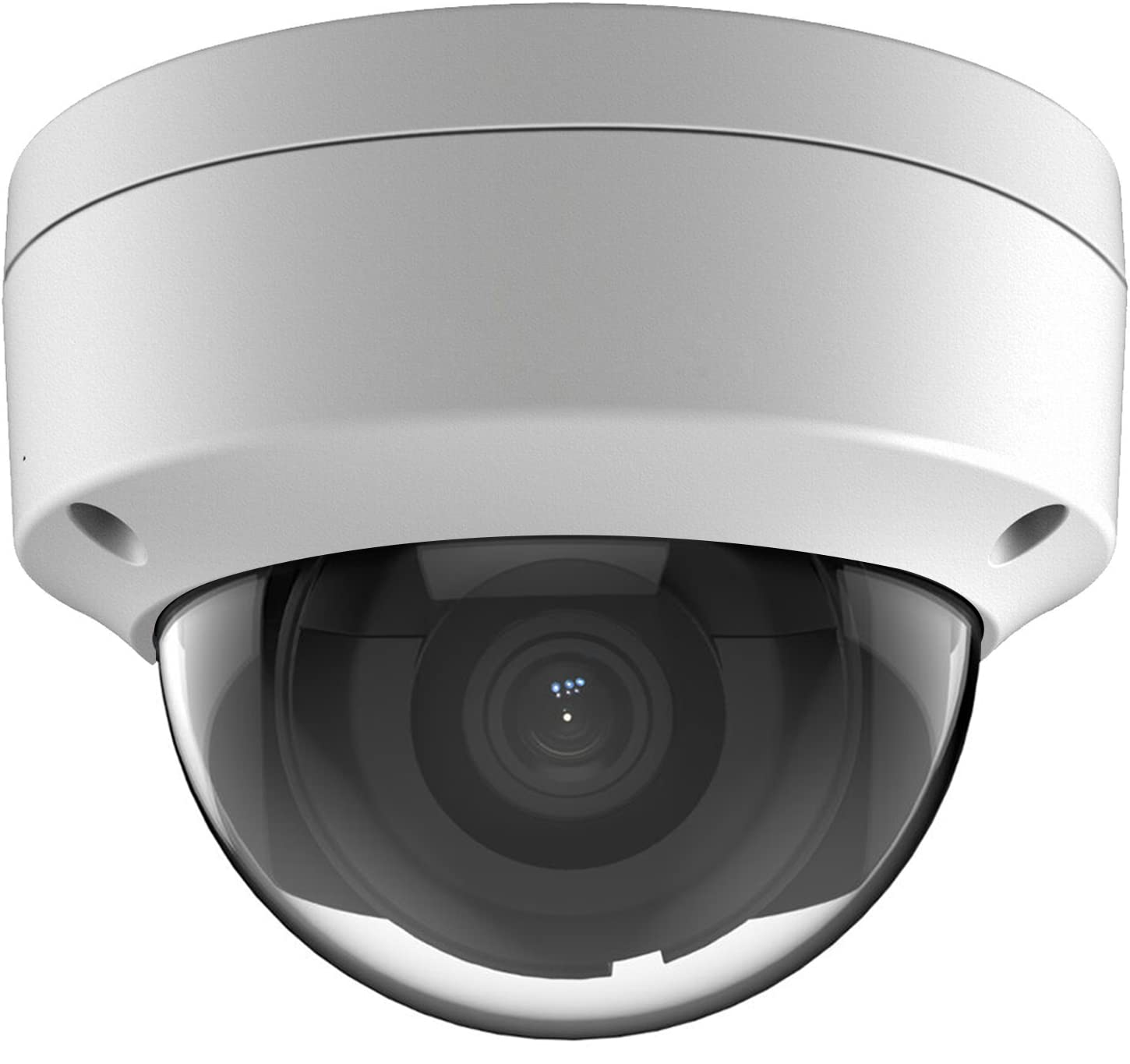 6Mp Poe Ip Vandal Dome Security Camera Outdoor, 2.8Mm Wide Angle, H.265, Ip67 Ik10, Built In Microphone Audio, Human Vehicle Det
