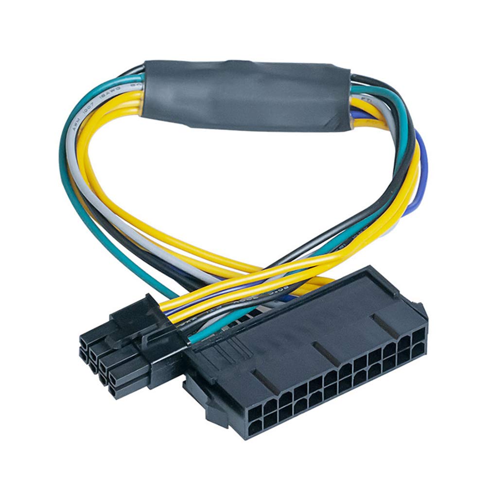 Iestar Main Power 24 Pin To 8 Pin Atx Power Supply Adapter Cable For Dell Optiplex 3020 7020 9020 Precision T1700