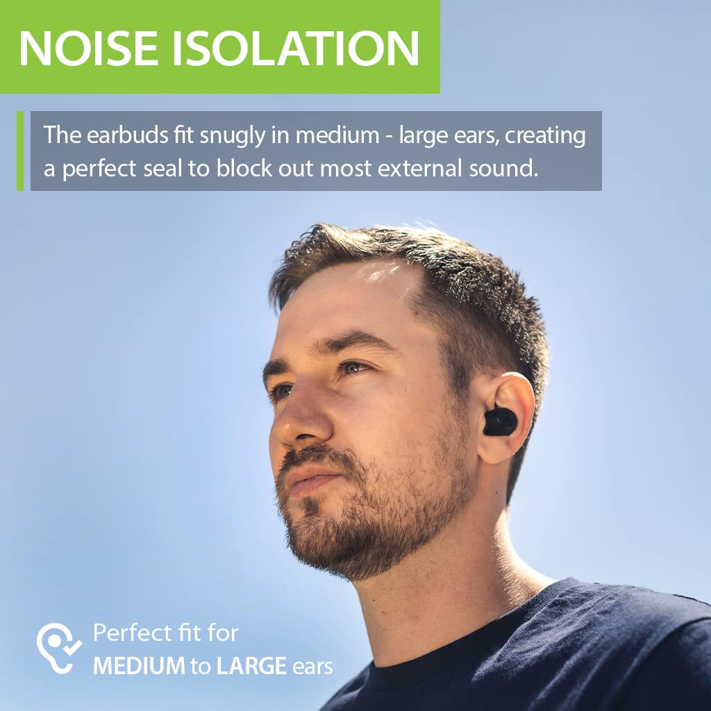 Avantree Ace M10   Wireless Earbuds For Pc Laptop Computer With Usb Adapter, Bluetooth 5.2, Noise Cancelling Mic For Clear Calls