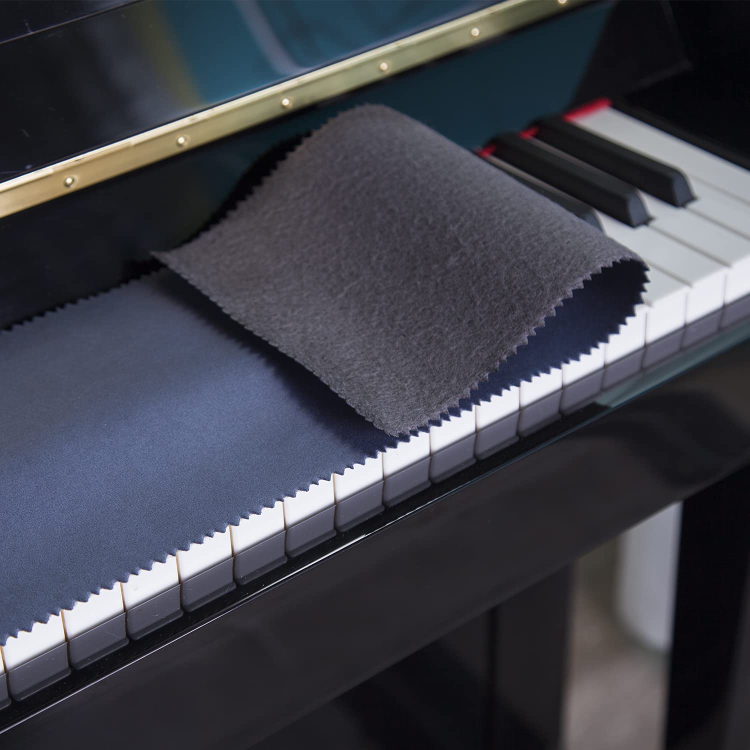 Mooson Piano Keyboard Anti Dust Cover High Technology Fabric Key Cover Cloth Fit For Upright Piano, Electric Piano & Grand Piano