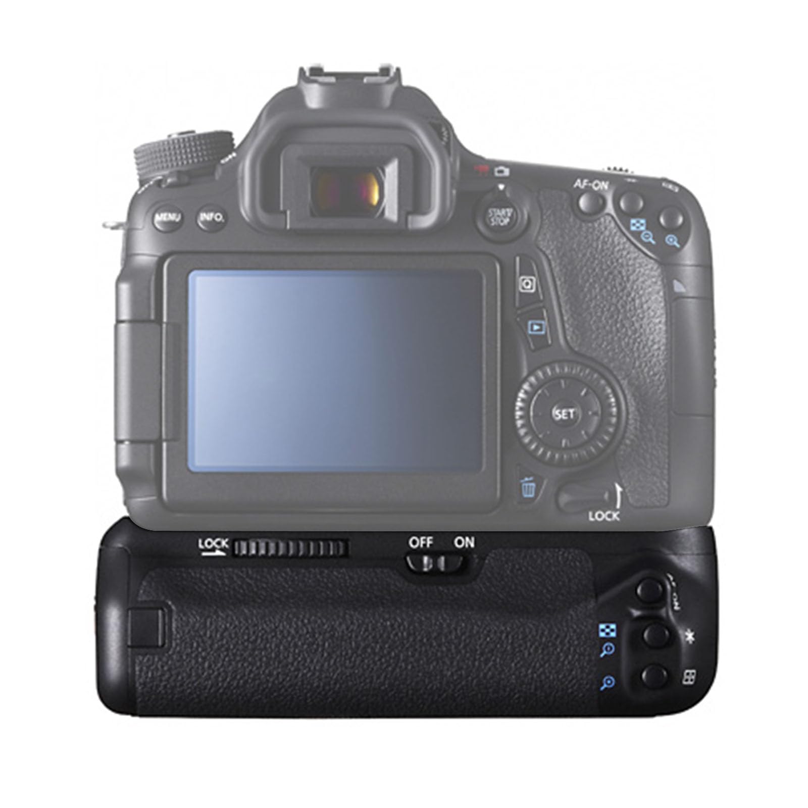 Bg 14 Battery Grip For Canon Eos 70D/80D Dslr Camera (Replacement For Bg E14),Used To Replace 2 Canon E6 Or 6 Aa Rechargeable Li