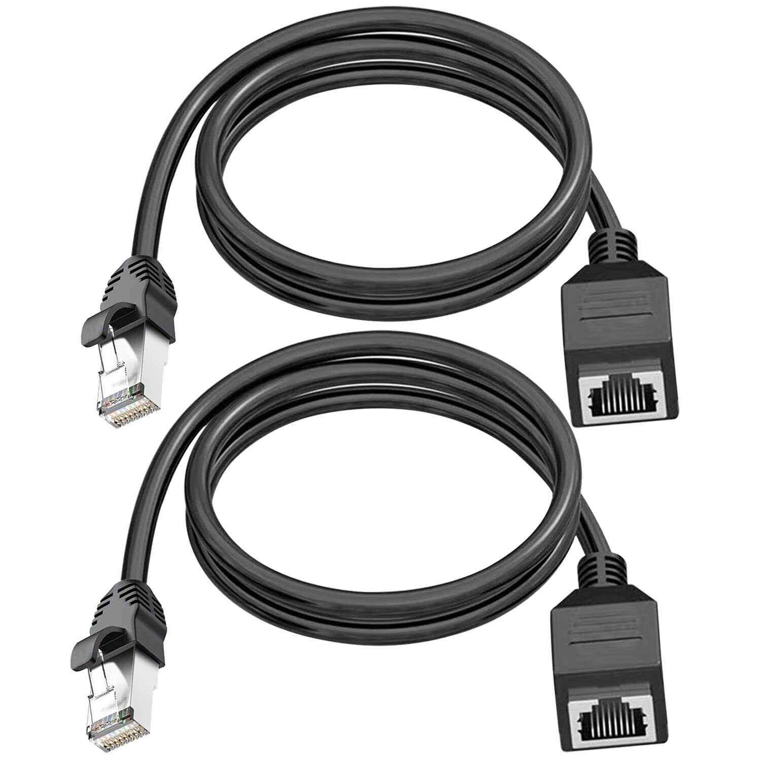 Ouyfbo Ethernet Extension Cable, Rj45 Male To Female Ethernet Lan Male To Female Connector Network Extension Cable Rj45 Extensio