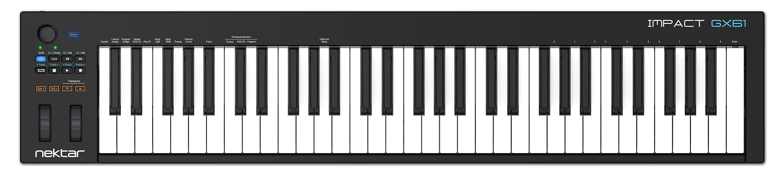 Nektar 61 Note Usb Midi Keyboard Controller