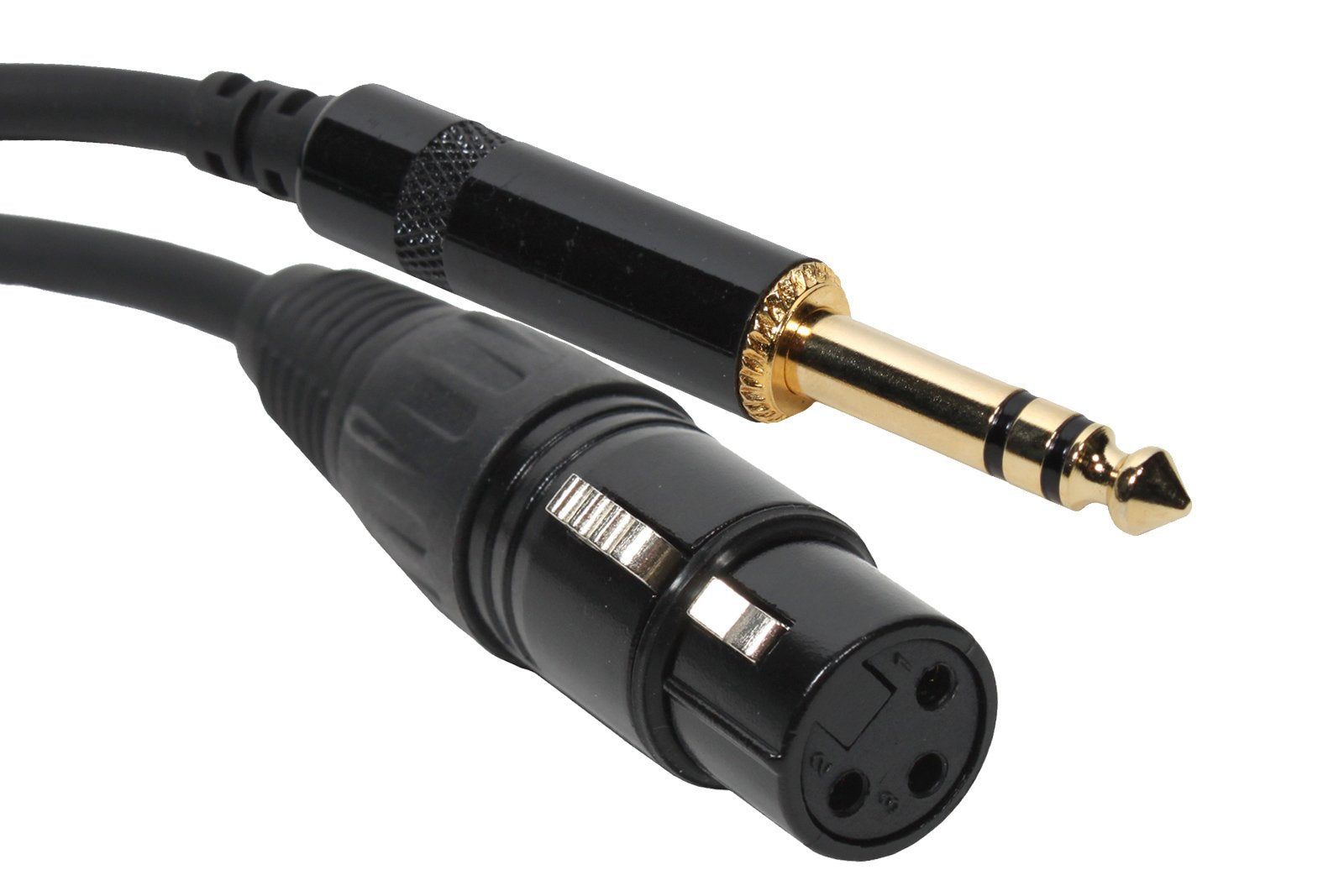 Elite Core Superflex Gold Sfp 101Xft Xlr Female To Trs Patch Cable, 1 Feet