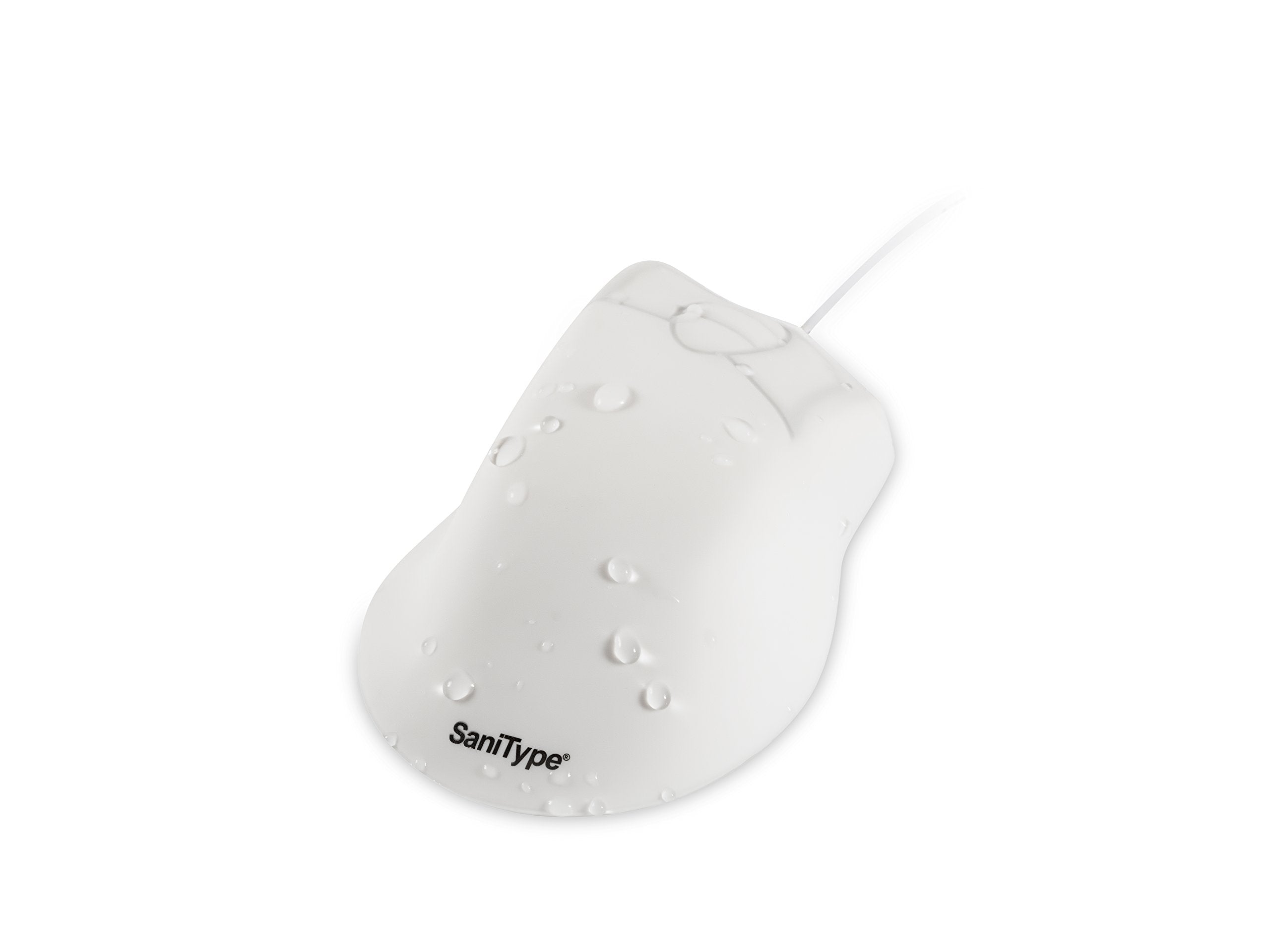 Sanitype Professional Grade Ergonomic Optical Washable Mouse With 3 Button Scroll (Usb/Ps2) (White) | Omst0C01 W