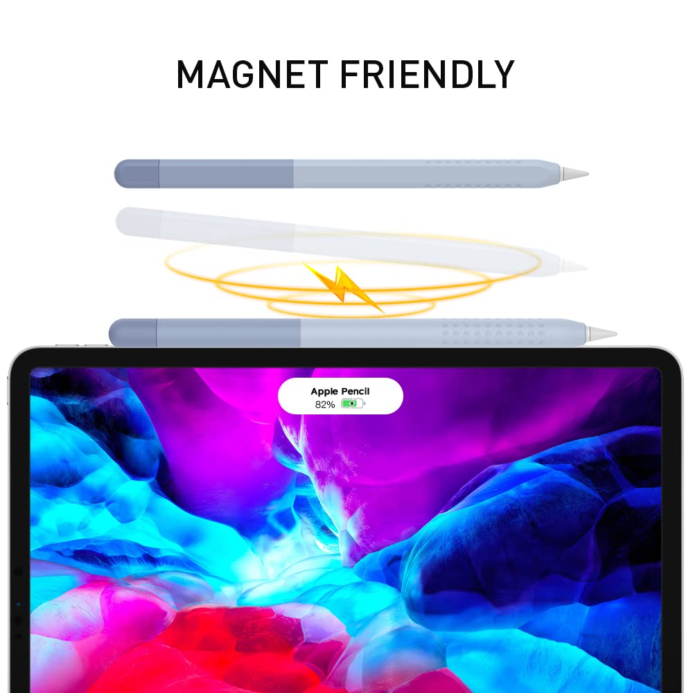 Delidigi Pencil Case Compatible With Apple Pencil Pro And Apple Pencil 2Nd Generation Case, Gradient Color Case Sleeve Silicone