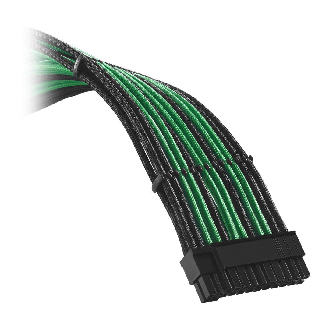 Cablemod Rt-Series Classic Modflex Sleeved Cable Kit For Asus/Seasonic/Phanteks Revolt (Black + Green)