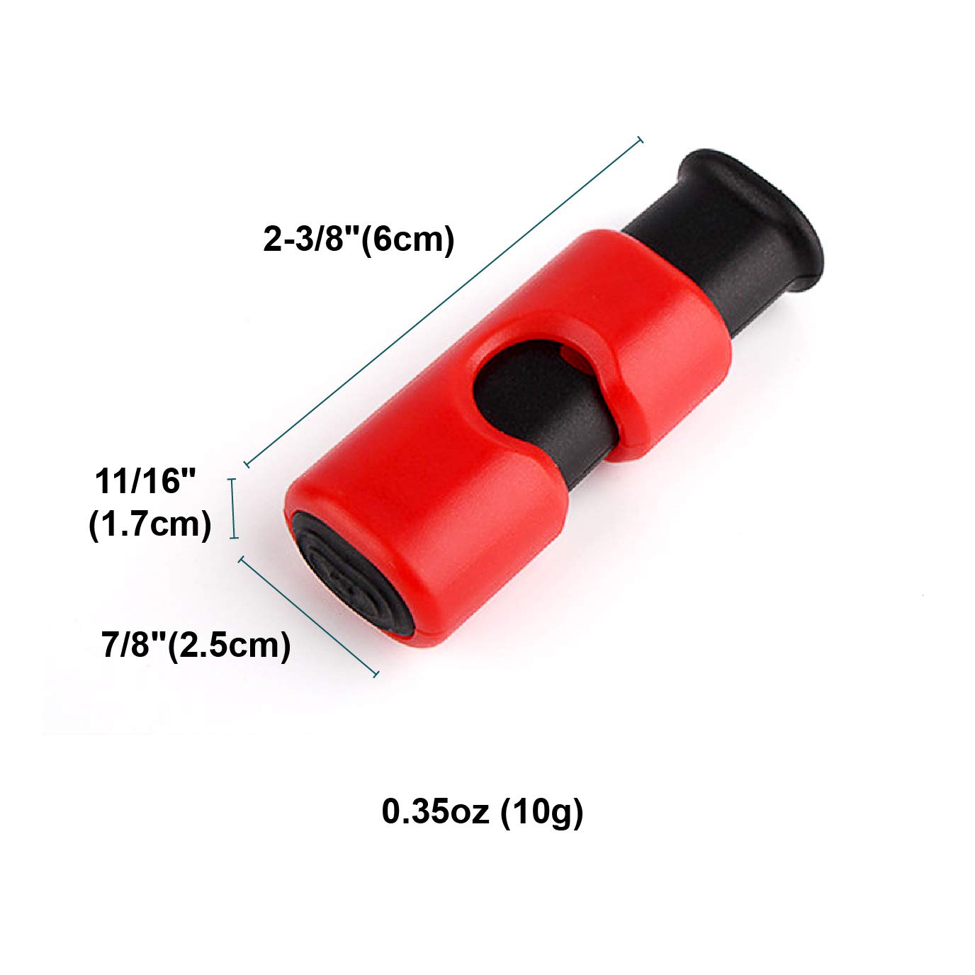 Kulusion 6 Pcs Premium Grade Food Bag Squeeze Clips Bread Clips Rubber Lid Non Slip Sealer Bag Cinches Easy Use Lock