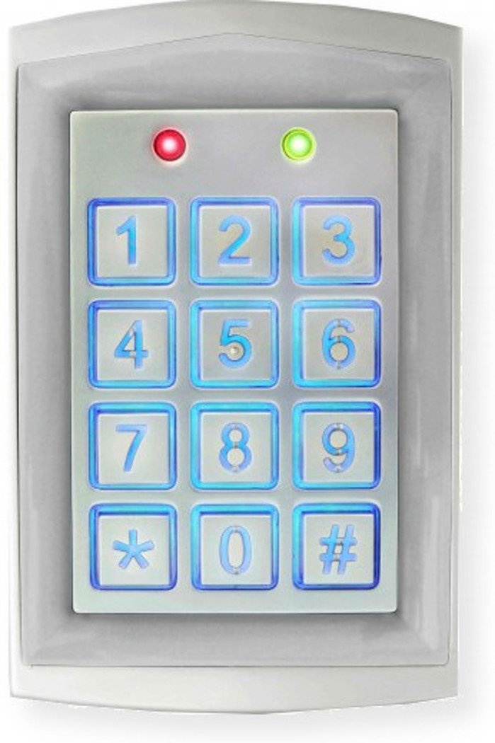 Seco-Larm SK-1323-SDQ Enforcer Sealed Housing Weatherproof Stand-Alone Digital Access Keypad; 12-24 VAC/VDC Operation; 2 Multi-C