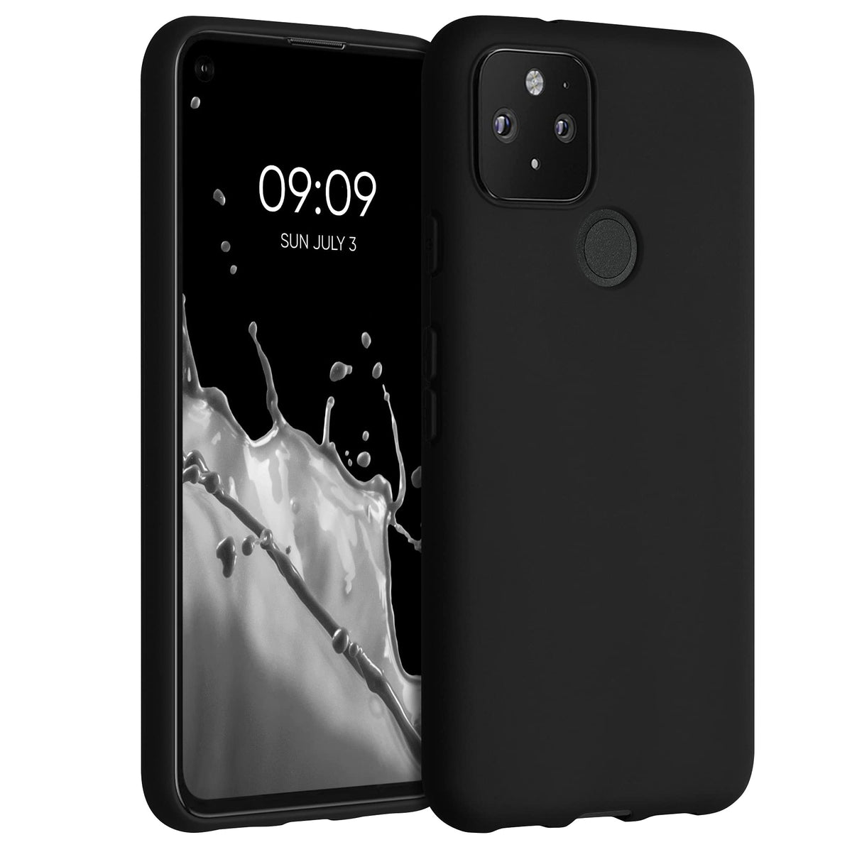 Kwmobile Case Compatible With Google Pixel 5 Case   Soft Slim Protective Tpu Silicone Cover   Black