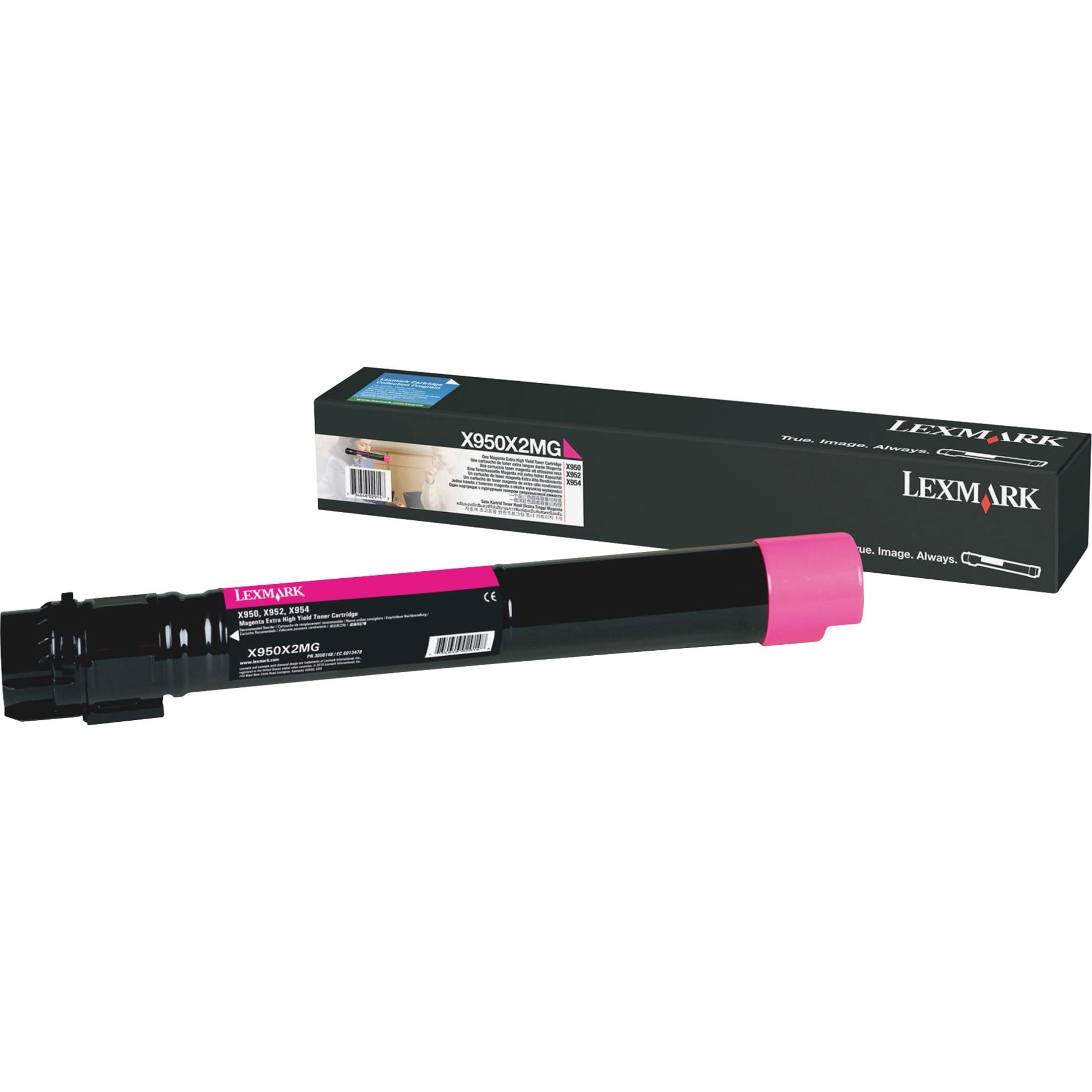 Lexmark X950X2Mg Extra High Yield Toner, 22,000 Page Yield, Magenta